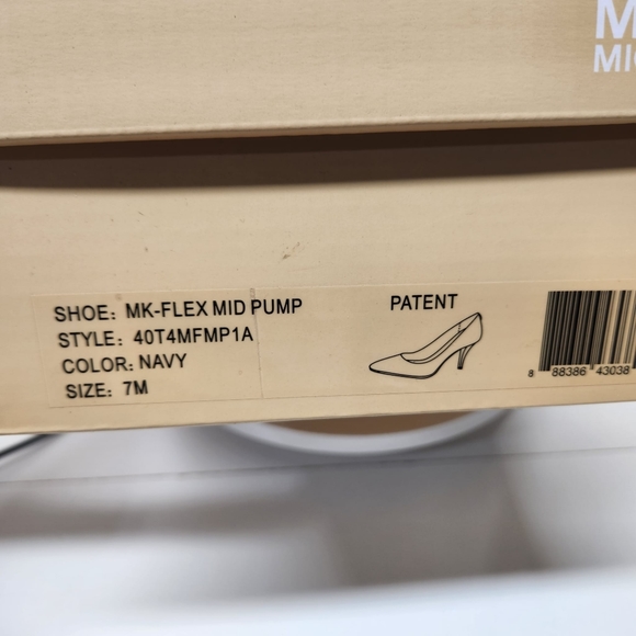 Michael kors flex mid pump Navy color patent Leather - Picture 12 of 14